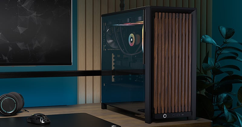 洗練されたデザインの木製フロントパネル