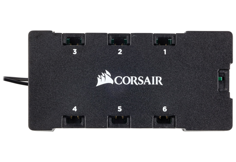 Corsair HD120 RGB 2個パック　コントローラー付