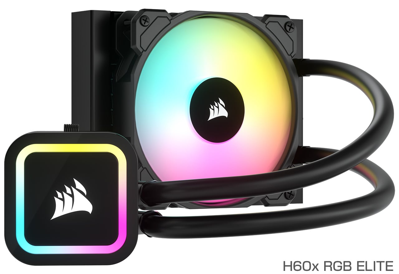 Hx RGB ELITEシリーズ | CORSAIR 水冷一体型CPUクーラー | 株式会社アスク