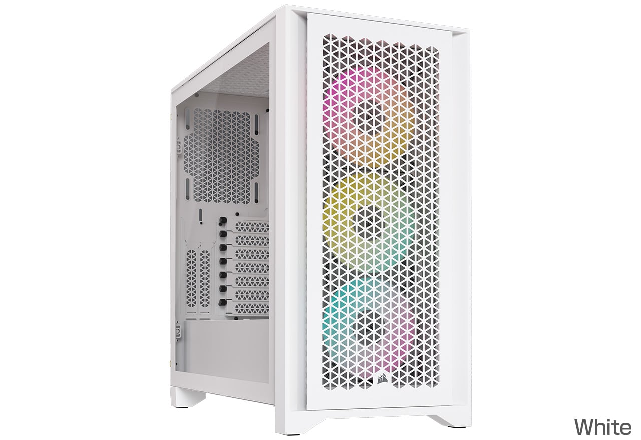 iCUE 4000D RGB Airflowシリーズ | CORSAIR ミドルタワー型PCケース