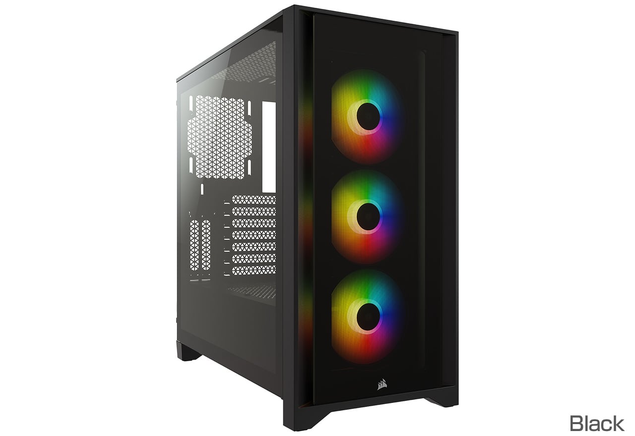 iCUE 4000X RGB Tempered Glassシリーズ | CORSAIR ミドルタワー型PC 
