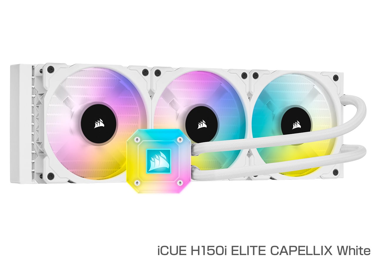 iCUE ELITE CAPELLIXシリーズ | CORSAIR 水冷一体型CPUクーラー | 株式 