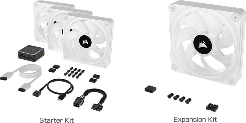 Ventilateur Corsair iCUE LINK QX120 RGB (CO-9051001-WW)