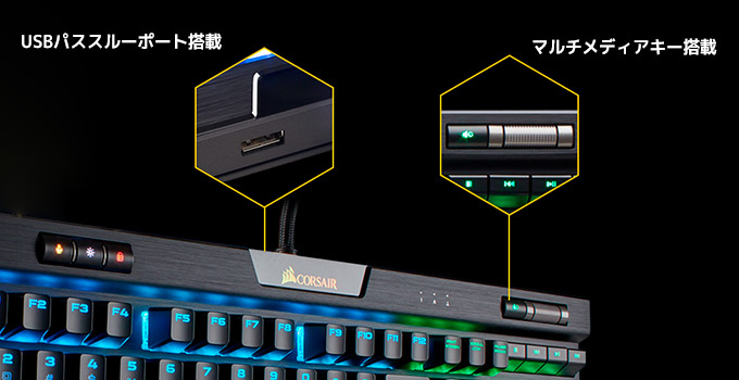 USBパススルーポート搭載