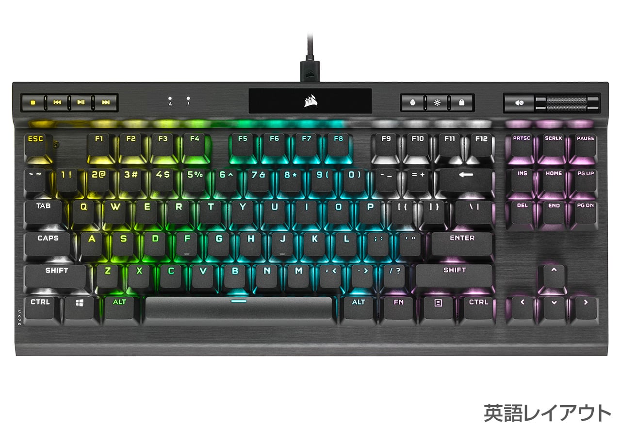 K70 RGB TKL CHAMPIONシリーズ | CORSAIR ゲーミングキーボード | 株式 