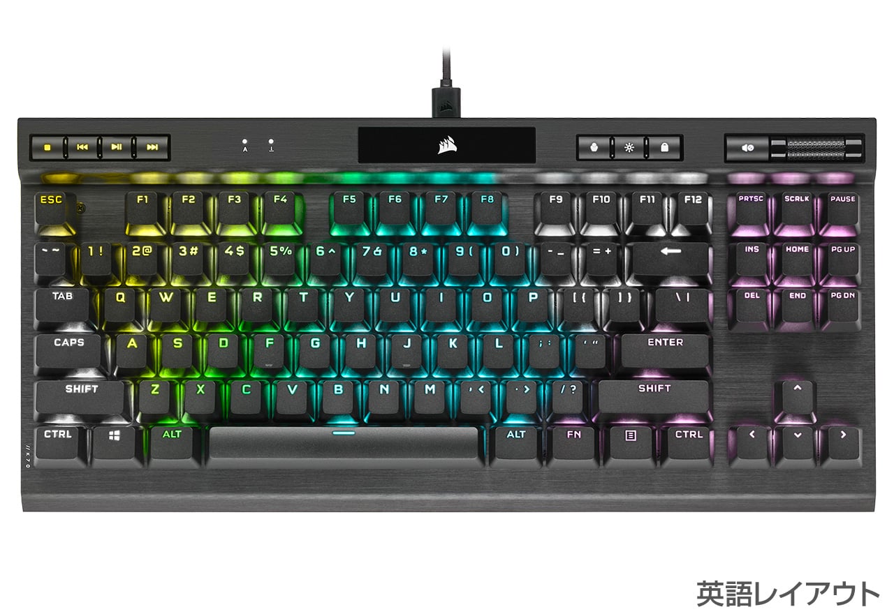 Corsair K70 RGB TKL 銀軸