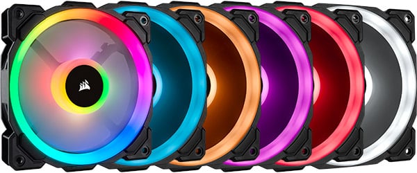 鮮やかなライティングを実現するRGB LEDを搭載