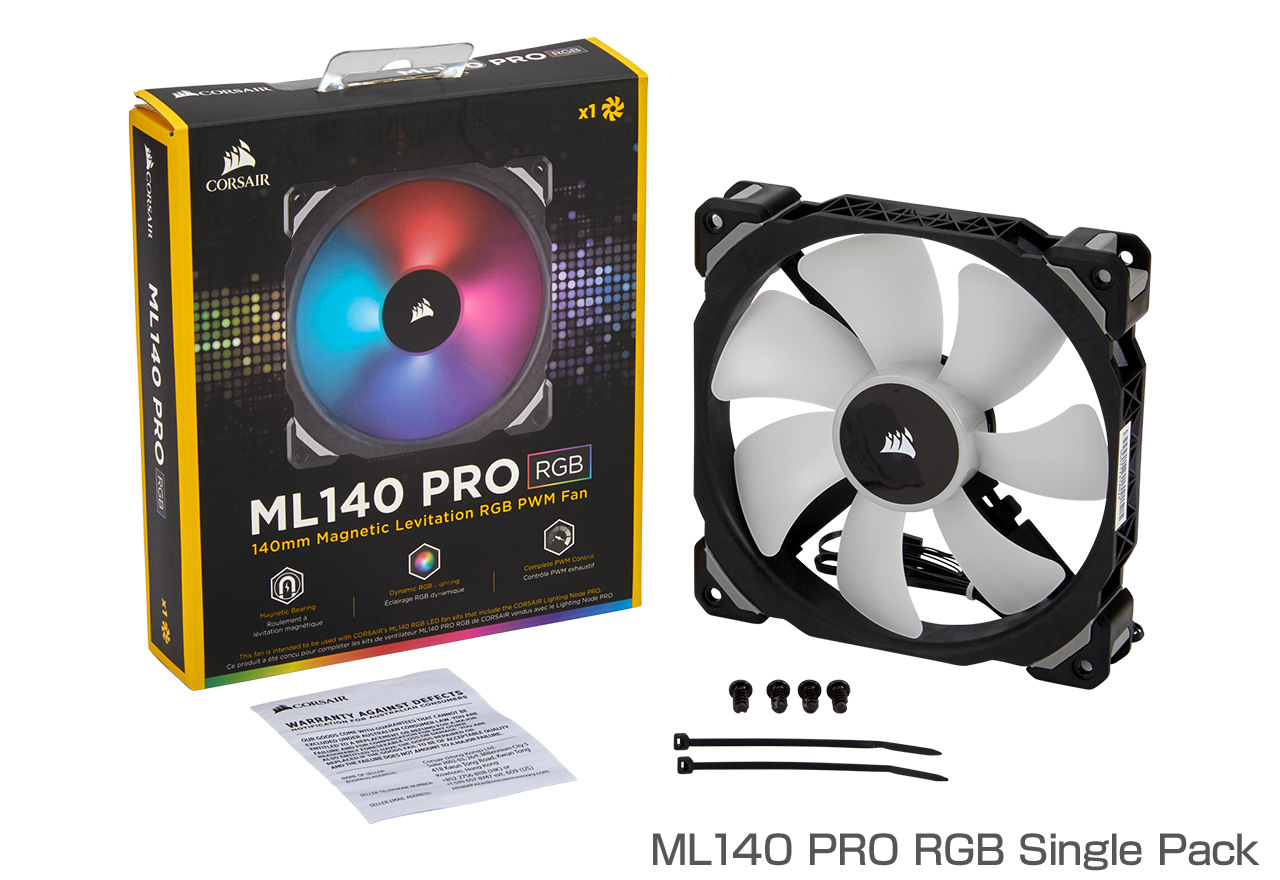 CORSAIR ML120 PRO RGB 3枚組