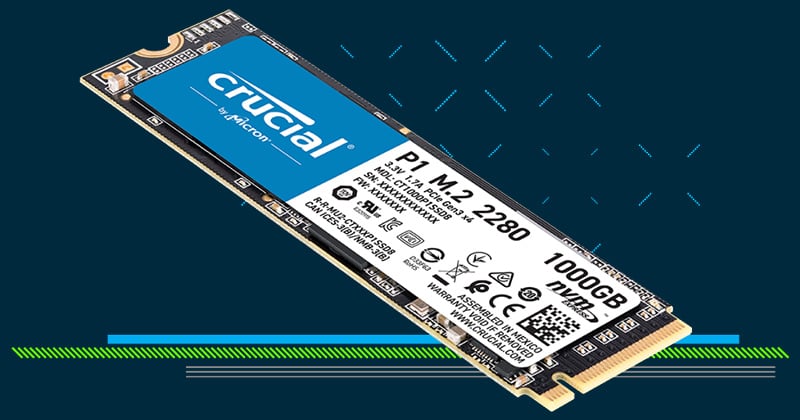 【新品未開封】Crucial M.2 NVMe P1 SSD 500GB