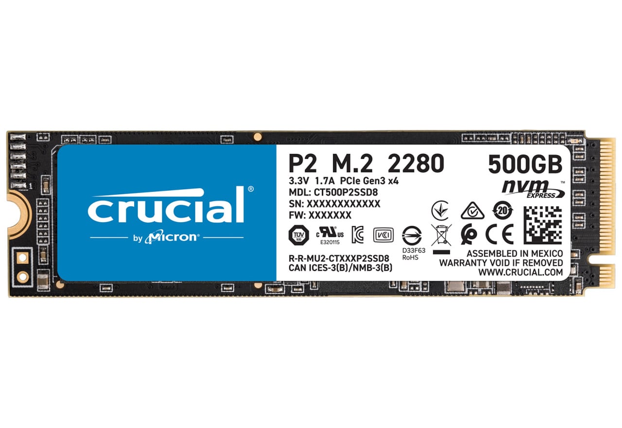 【新品】Crucial 500GB SSD