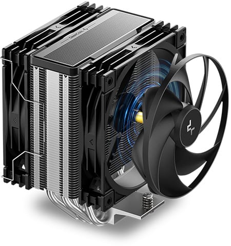 静音かつ大風量の120mmファンを搭載