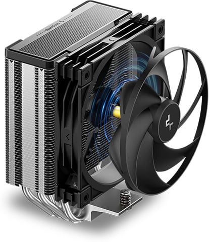 静音かつ大風量の120mmファンを搭載