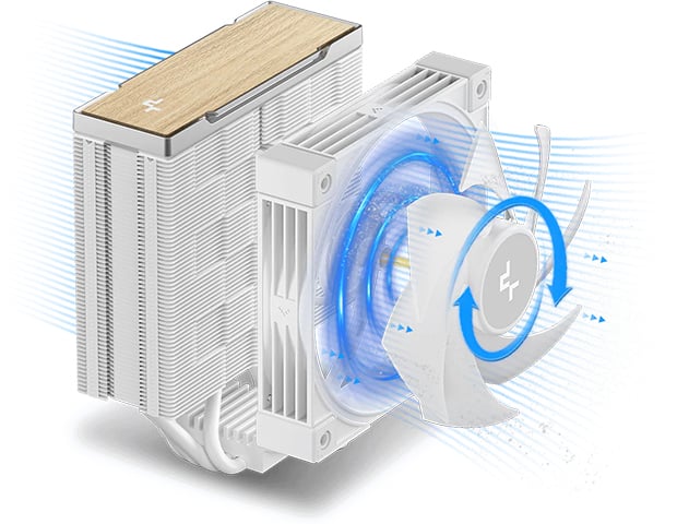 ホコリが付きにくい高冷却ファンを搭載