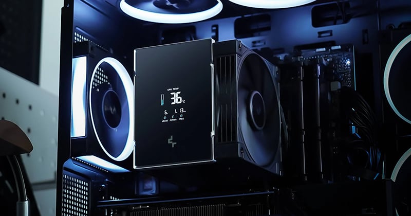 トップカバーにデジタルディスプレイを搭載