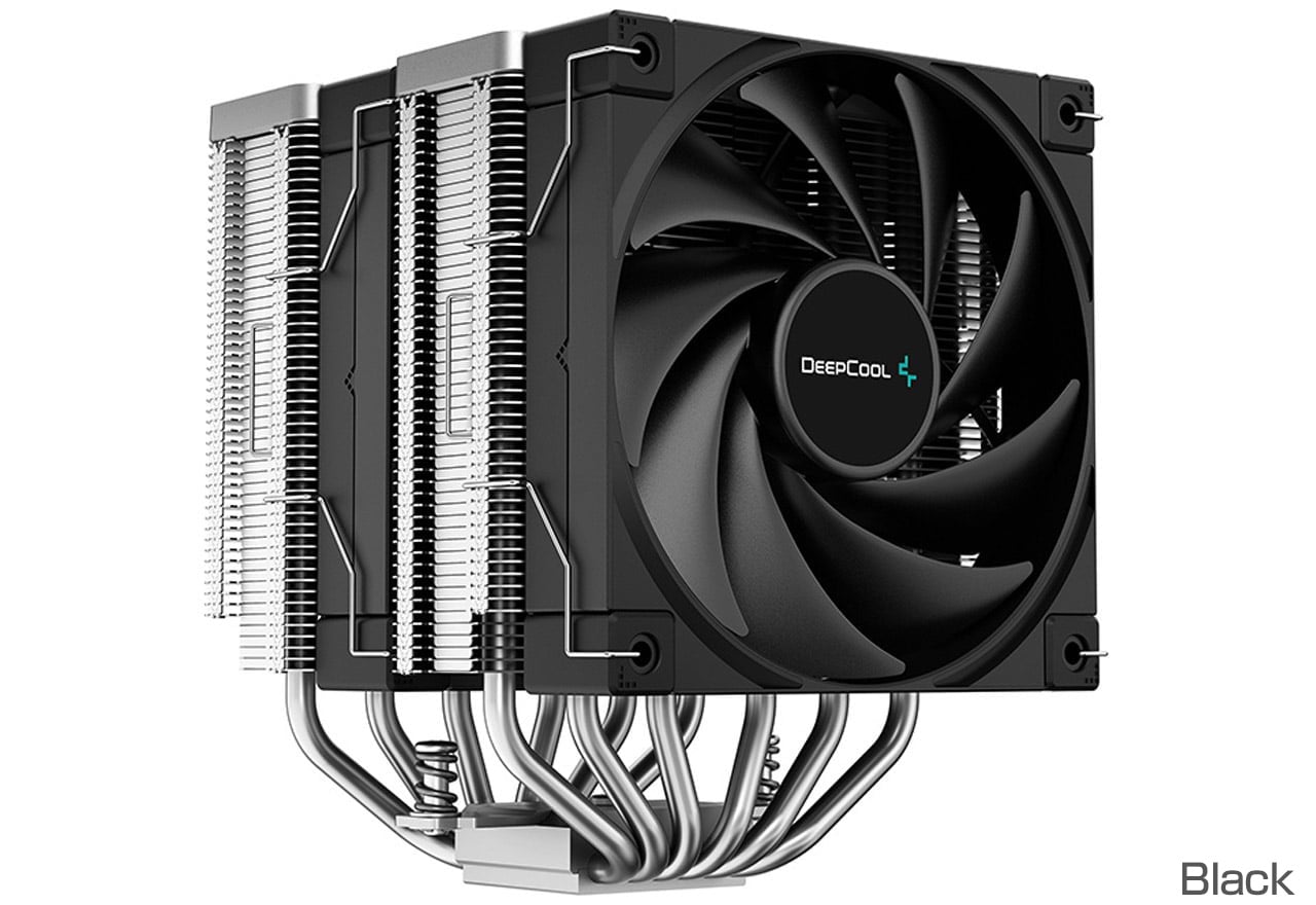 DeepCool AK620 高性能CPUクー銅ヒートパイプ6個、260W放熱。