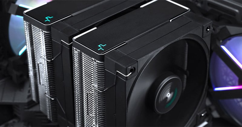 Deepcool AK620 デュアルタワーヒートシンク採用 高冷却サイド