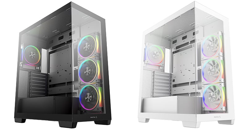 背面コネクタ設計のマザーボードに対応したピラーレスデザイン