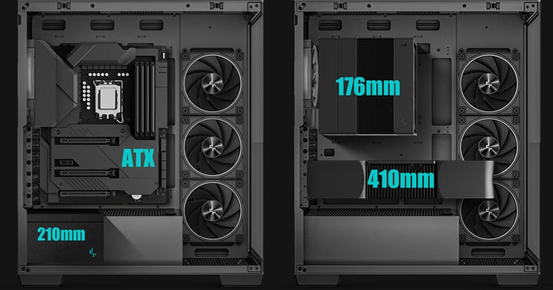 余裕のある広い内部スペース