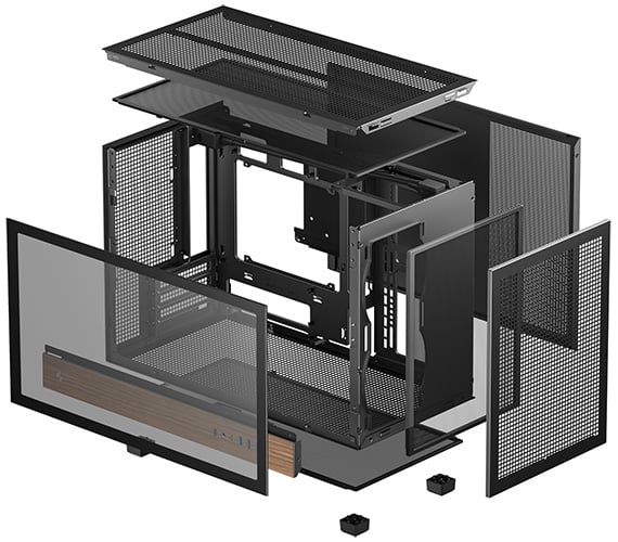 組み立てやすい分解可能シャーシ