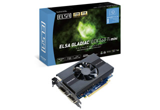 【グラフィックボード】ELSA GLADIAC GTX560Ti mini ×2