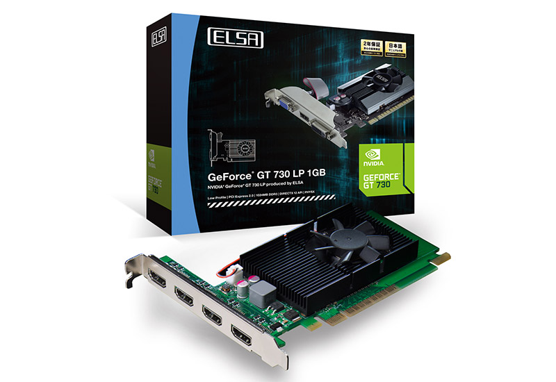 ELSA GeForce GT 730 1GB QD グラフィックスボード