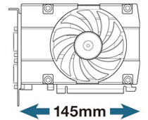 全長145mmのコンパクトデザイン