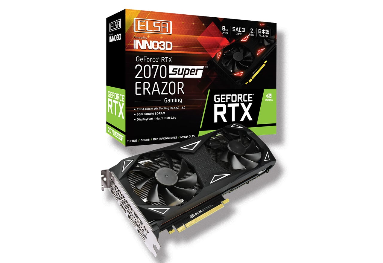 ELSA GeForce RTX 2070 Super ERAZOR GAMING | ELSA GeForceシリーズ ...