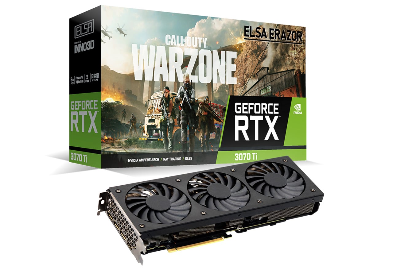 ELSA GeForce 3070 8GB Erazor X 非LHR