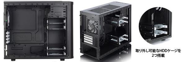 Fractal Design core 1500 Micro ATX ケース