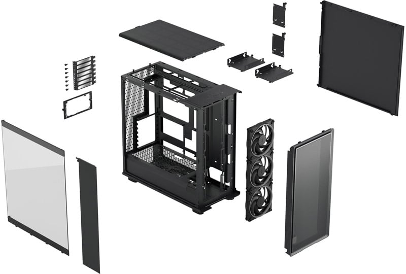 組み立てやすいクリーンなレイアウト