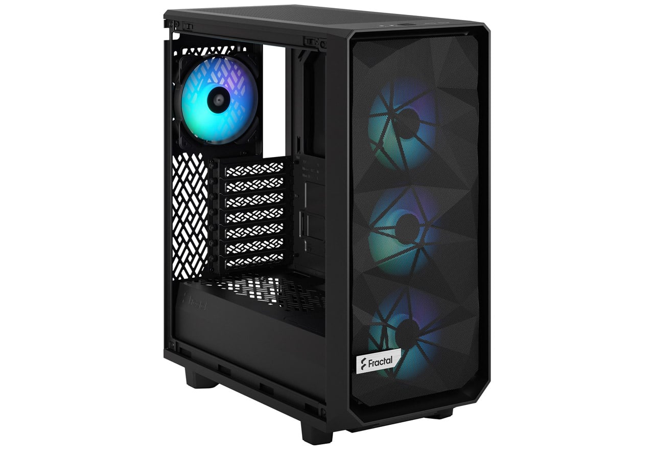 Fractal Design Meshify 2 Compact Black TG ミドルタワーPCケース