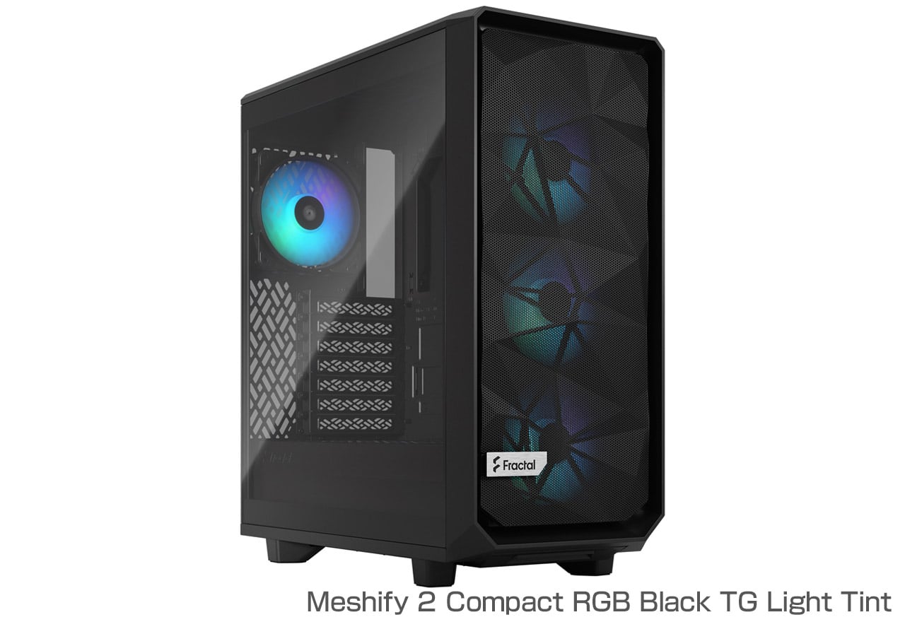 Meshify 2 Compact RGB TG | Fractal Design ミドルタワー型PC 