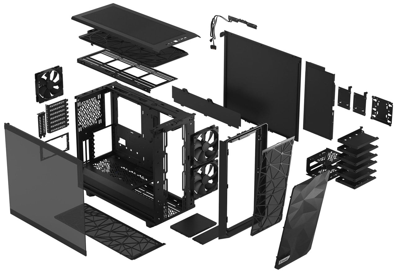 Meshify 2 TG | Fractal Design ミドルタワー型PCケース | 株式会社アスク