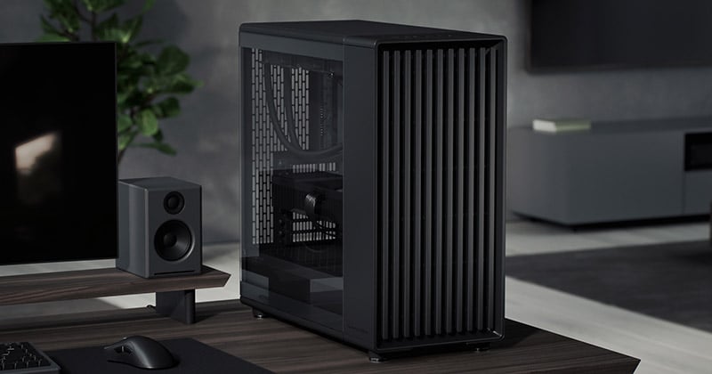 木材を使ったフルブラックデザイン