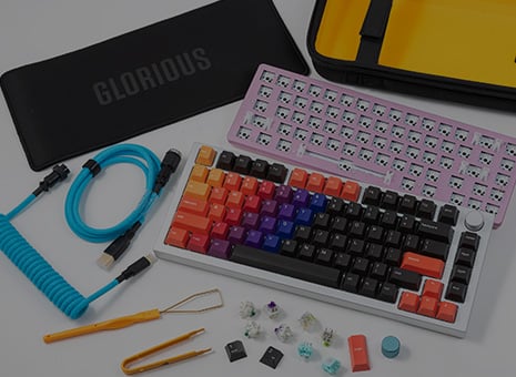 Gloriousのキットで簡単！自作キーボードの作り方