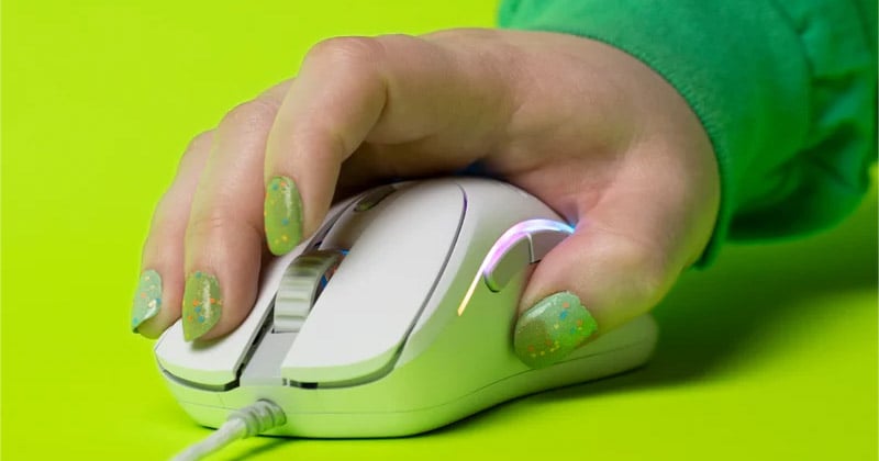 58gの軽量ボディで快適なゲームを