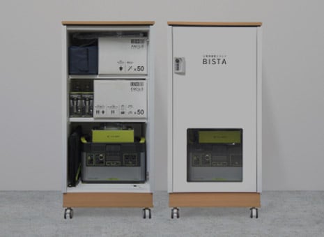 災害用備蓄スタンド「BISTA」