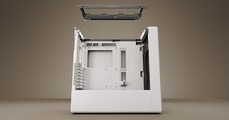 組み立てしやすいセミオープンフレーム