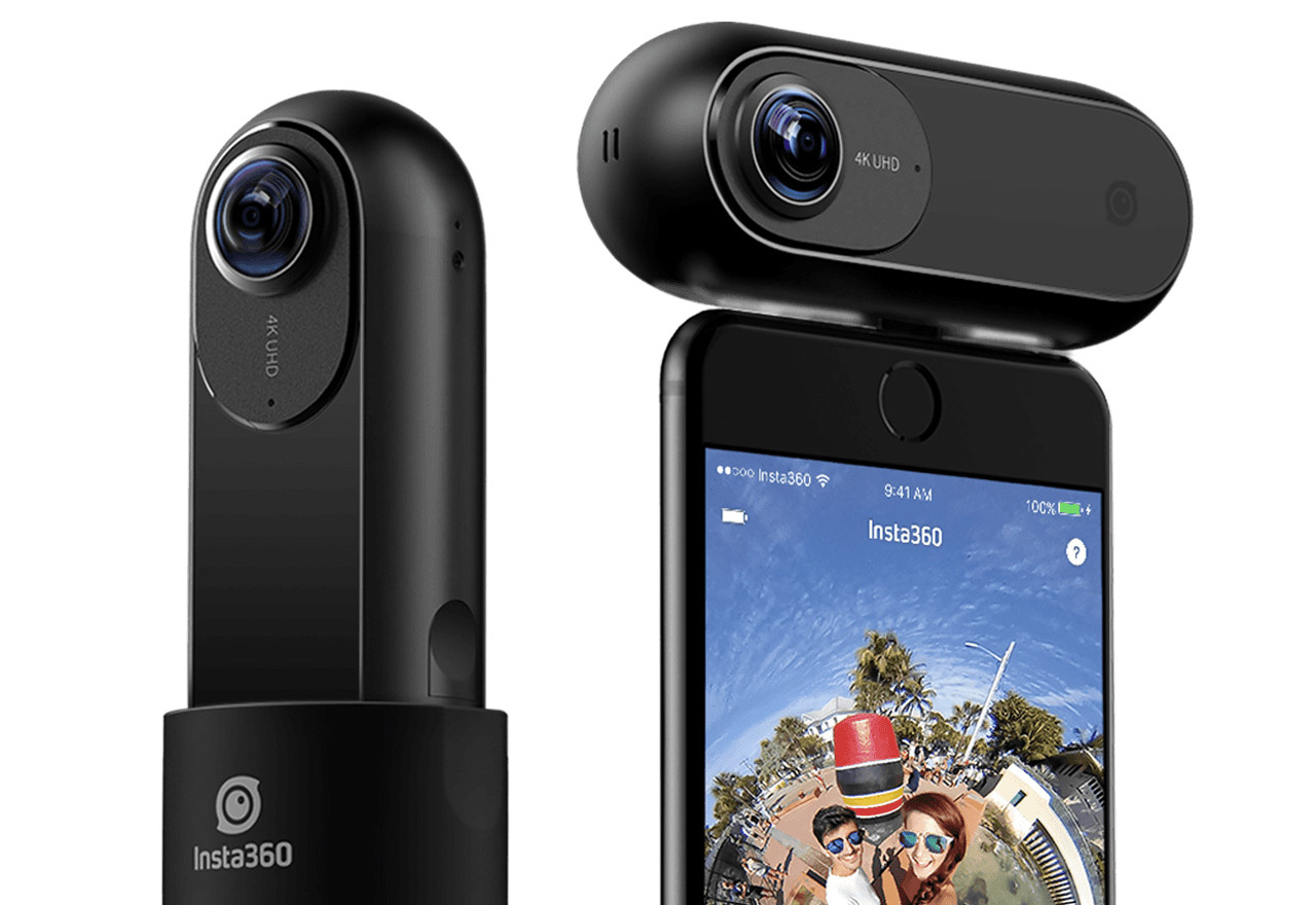 iOS対応 VRカメラ insta360 ONE ブラック INSTA-ONE