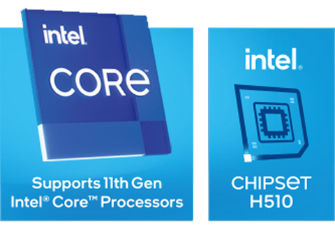 Intel H510チップセットを搭載