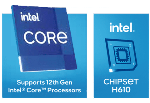 Intel H610チップセットを搭載