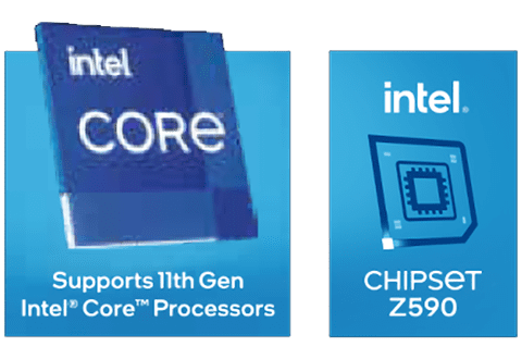 Intel Z590チップセットを搭載