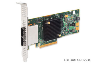 4,8 Gbit/s Vert SAS Gris EMC LSI SAS 9207-8I Kit d'accessoires PCIe 