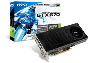 搭載チップNVIDIA GeForce GTX 670