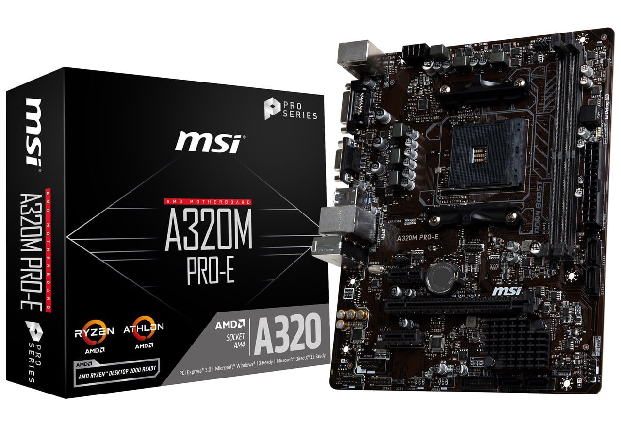 msi a320m gaming pro　マザーボード