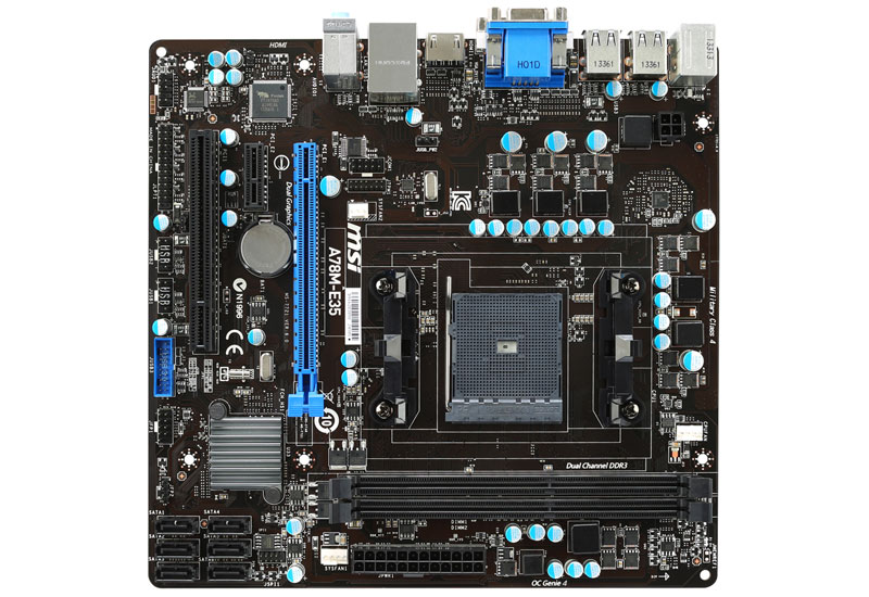 MSI A78M-S01 , AMD A4-6320 , ADATA 4GB×2