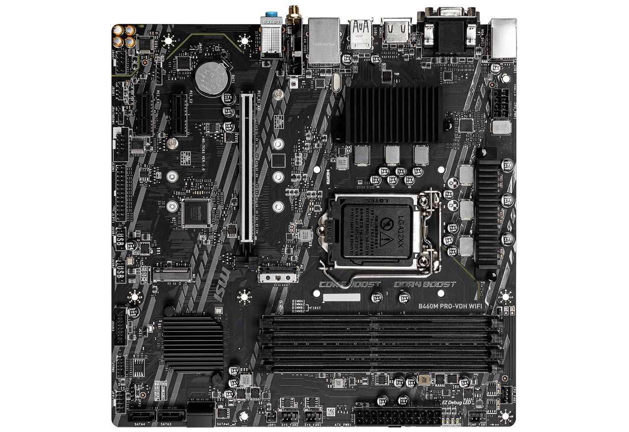 綺麗　MSI B460M PRO-VDH WIFI LGA1200 マザーボード