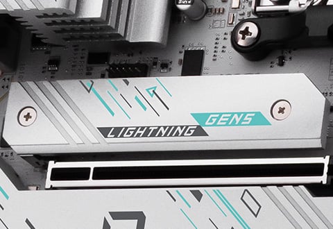 Lightning Gen 5 M.2スロットを装備