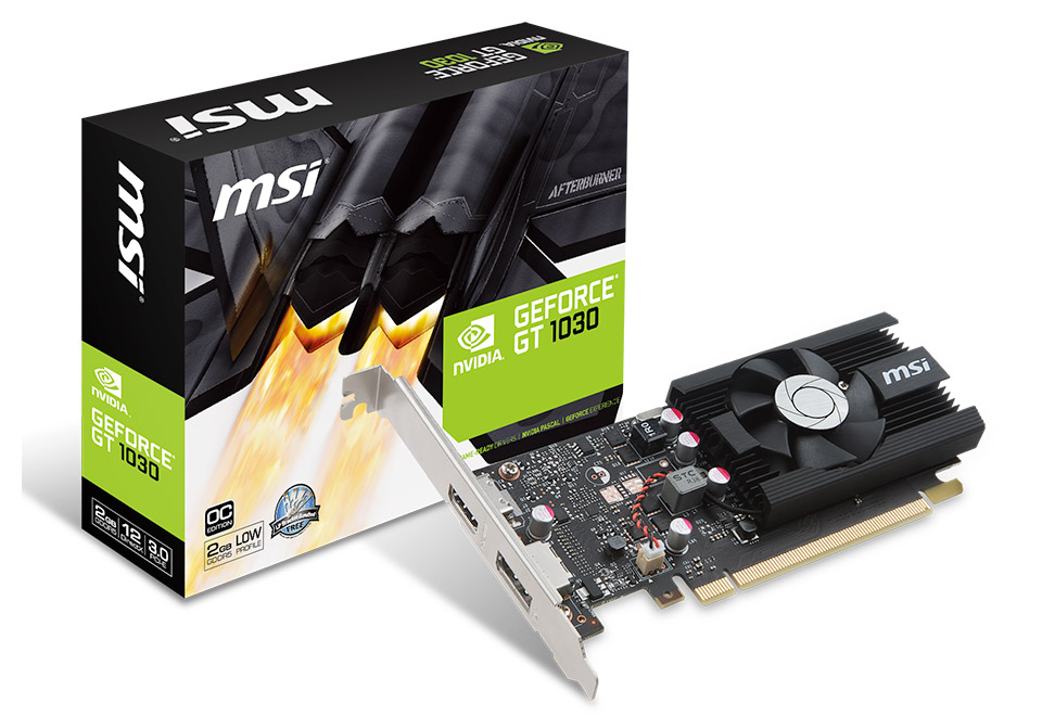 MSI GeForce GT 1030 2G LP OC GDDR5  グラボPCパーツ