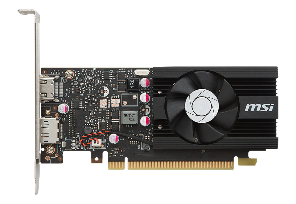 MSI GeForce GT 1030 2G LP OC（動作確認済）